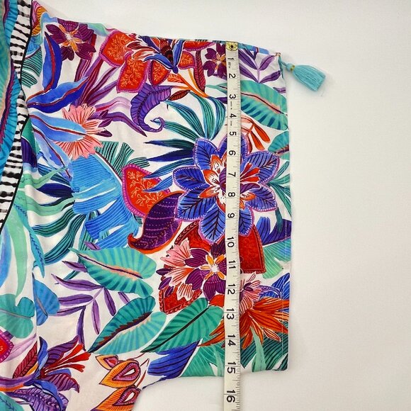 *La Blanca Tropics Of Tropez Kimono Swim Cover Up One Size - Picture 9 of 12